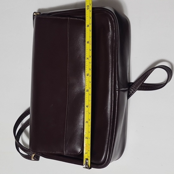 Leco brown leather shoulder bag - Picture 7 of 10